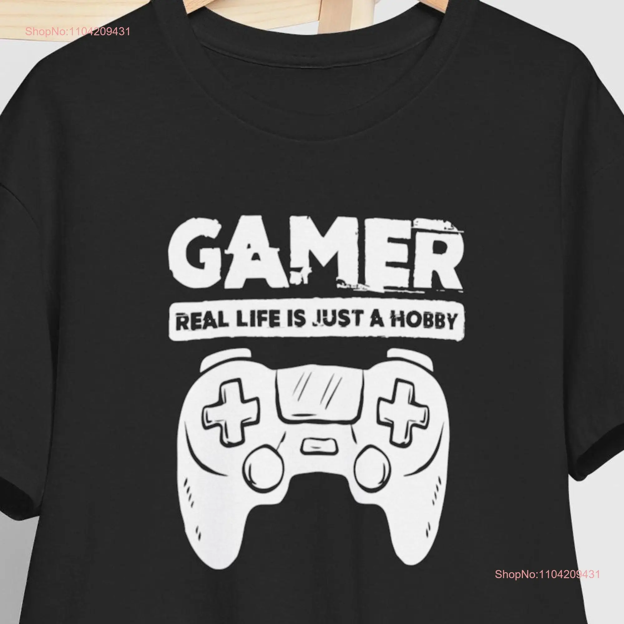 Retro Gamer Life Is Just A Hobby T Shirt Vintage Classic Video Games Console Arcade For 4 80 Old School Heavy Cotton