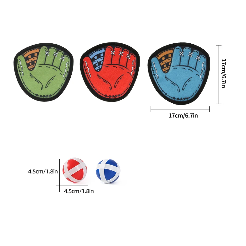 قفاز بيسبول للأطفال من 3 إلى 12 سنة المبتدئين الجلود الناعمة غير قابل للانزلاق؛ أحمر/أزرق/أخضر؛ كرتان فيلكرو؛ خارجي/طفل؛ الأولاد والبنات؛ المسيح #3