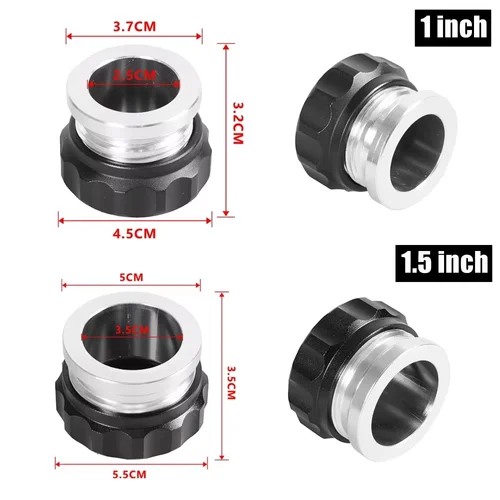 Imagen 2 del producto Tapa de aluminio para tanque de aceite, tapón de soldadura para llenado de combustible, sobretensiones, tanque de agua, radiador, refrigerante, tapas de depósito, OD, 1 "", 1,5"", 2 "", 3""