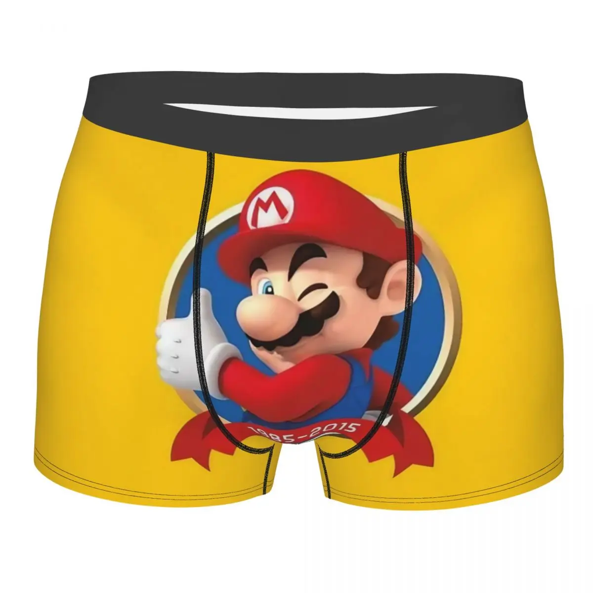 Hombres Super Marios Boxer Shorts Bragas Ropa interior suave Videojuego Homme Divertido S-XXL Calzoncillos