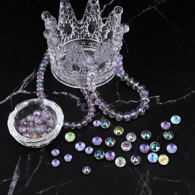 

6 мм 8 мм австрийские хрустальные бусины граненые круглые свободные бусины-разделители со стразами для изготовления ювелирных изделий DIY ожерелье браслет серьги