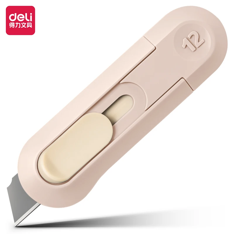 KHINSUN Draagbare papiersnijder Mini-snijmes 4-kleuren Envelop Box Opener Gemakkelijk mee te nemen Snijders Mes Briefpapier