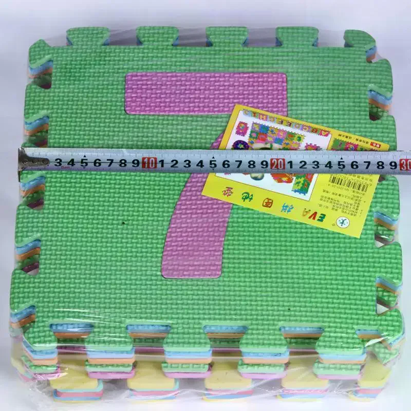 แผ่นรองคลานสำหรับเด็กเล็ก ทำจา - Number Puzzle Foam บทวิจารณ์และราคา
