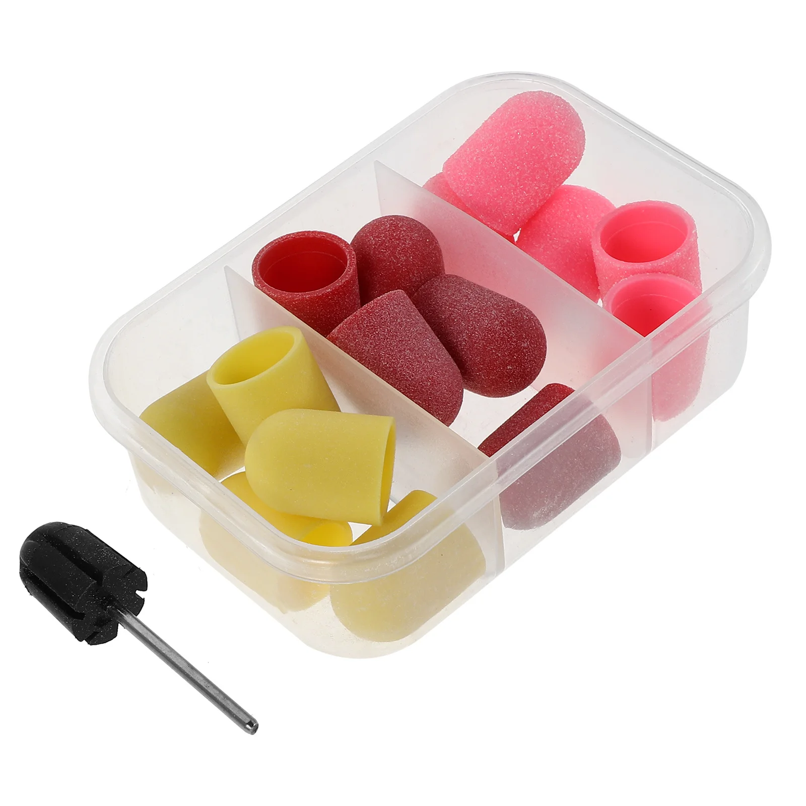 1 set voor elektrische boormachine Fijne korrel Pedicure Manicure Vormgeven Polijstgereedschap Gladde voeten Draagbare set Schuren voor nagelboor