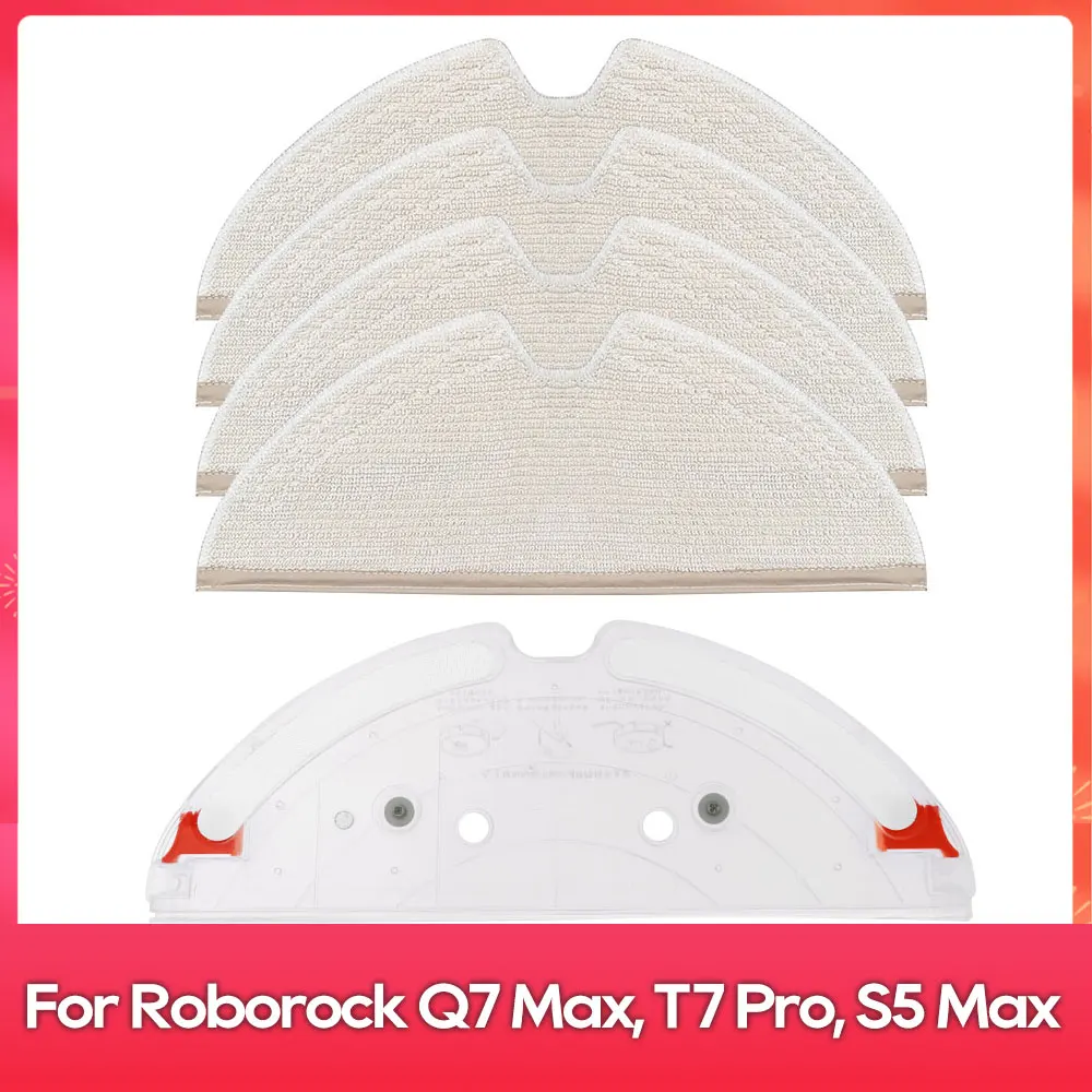 Fit For ( Roborock Q7 Max / Q7 Max+ / T7 Pro / S5 Max / S6 MaxV / T8 ) Mop Mount Holder Tray Rack Water Tank Accessory Part