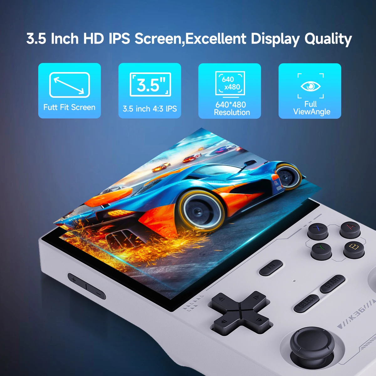 Magcubic K36 Retro Handheld Video Game Console 500nit 3.5 Inch IPS Screen 16000 Games Emulator for PS1/PSP/DC/N64/SS