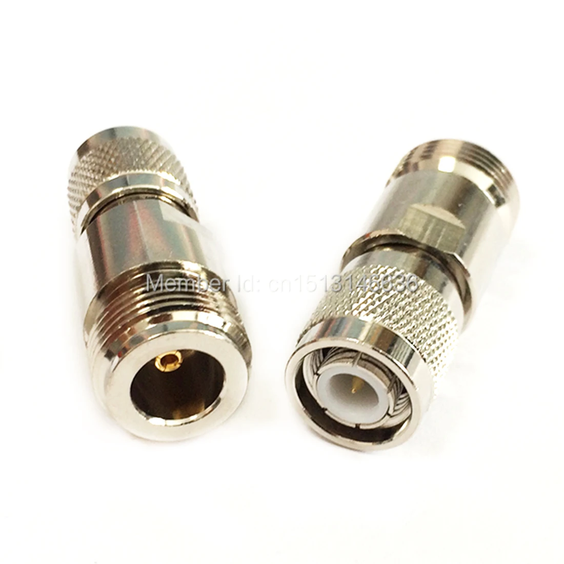 1 Buah N Konektor Konverter Adaptor Coax RF Plug Male Jack Ke TNC Female Grosir Baru Berlapis Nikel Lurus