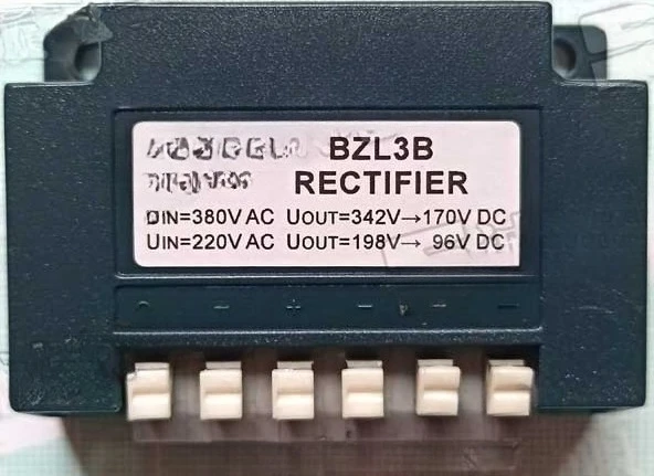 

BZL3B RECTIFIER UIN=380V AC UOUT=342V→170V DC 220V 198V 96V