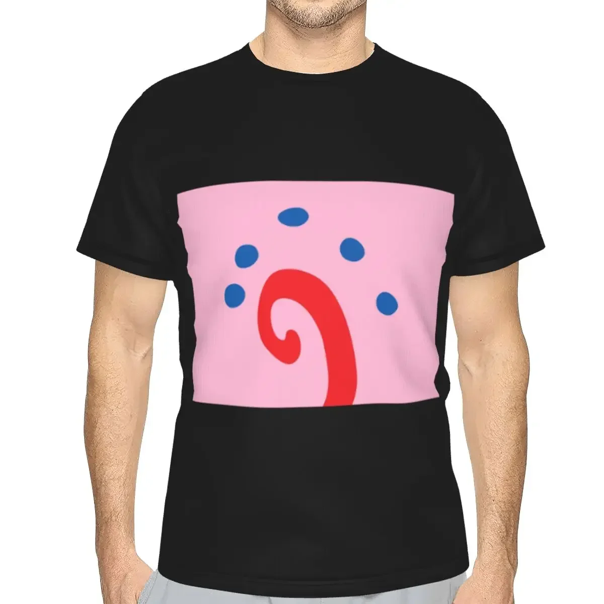 polyester Gary The Snail T-Shirt Men's Classic T Shirt Men O-Neck Summer Shirts Tops