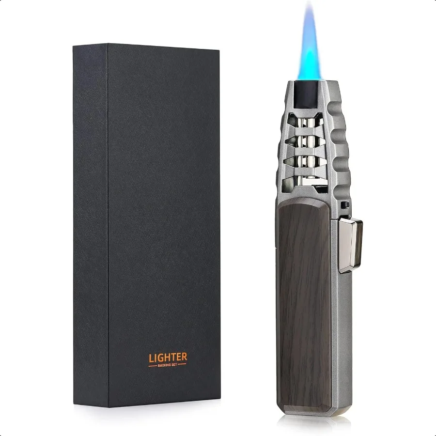 

Turbine Torcher Jet Torch Butane Lighter with Gift Box Solar Beam Torch Jet Flame Refillable Butane Windproof Lighter with for