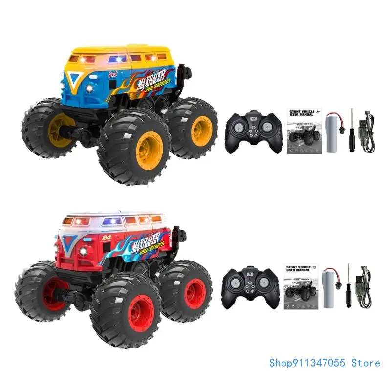 

Upright Driving Stunt Car Toy Remote Control Offroad Toy with Dynamic Music Flashing LED Car Play Vehicle for All Drop shipping