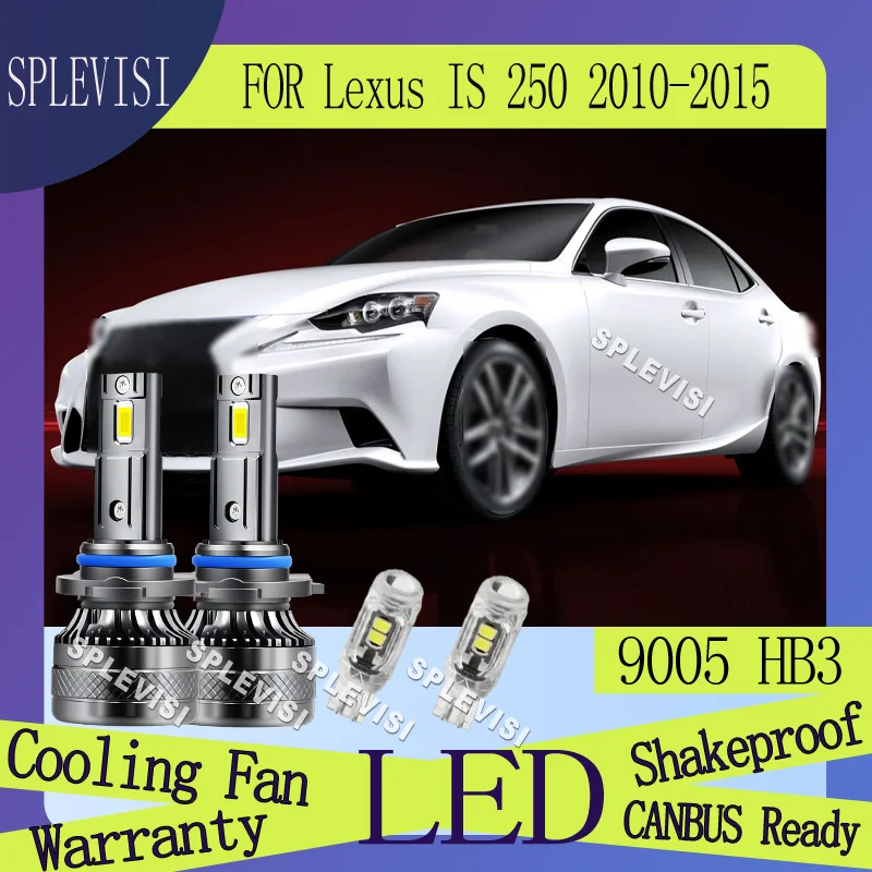 

High Beam Double ball bearing fan Aviation 6063 aluminum profile Waterproof 9005 HB3 For Lexus IS 250 2010 2011 2012 2013 2015