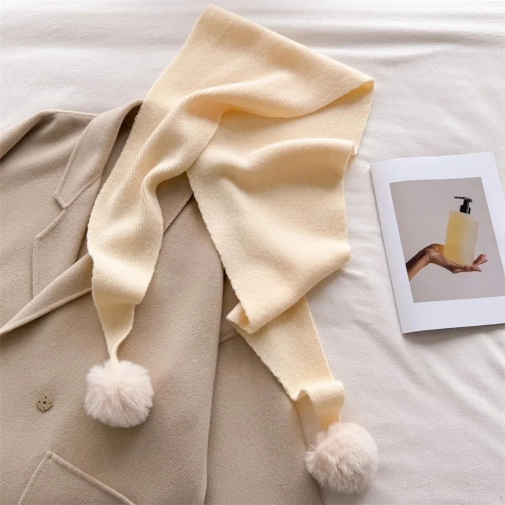 

Новый мягкий вязаный треугольный шарф, многофункциональный ветрозащитный платок, вязаный полосатый искусственный воротник для женщин