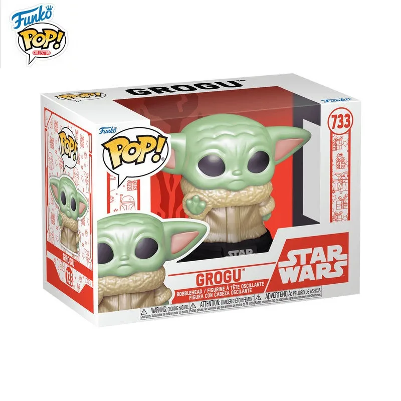 Funko POP! Star Wars The Mandalorian with Grogu (Baby Yoda) Vinyl Bobblehead Collectible Action Figure - Image 3
