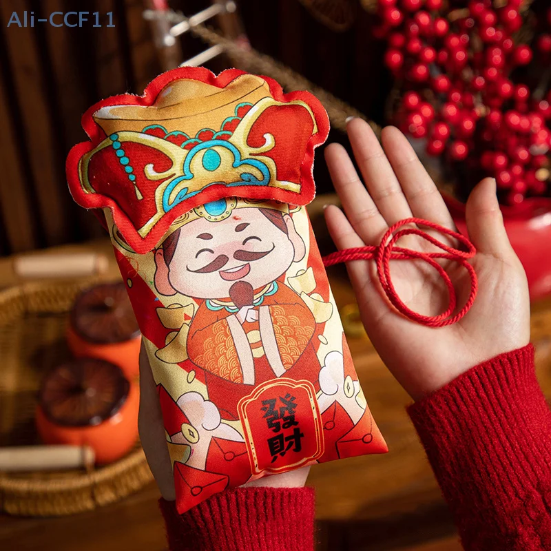 Creative Lovely Shoulder Money Bag Spring Festival Crossbody Bag Chinese Snake Year Red Envelope Cartoon Lucky Red Packet Gifts