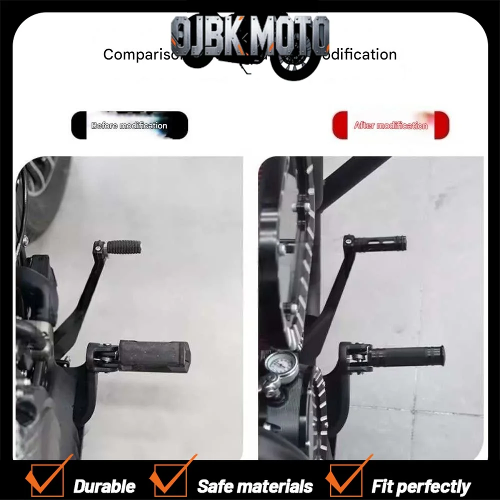 【Perfect fit】For BENDA ROCK 250 ChinchiIIa 300 LFC 700 Custom Aluminum Front Footboard