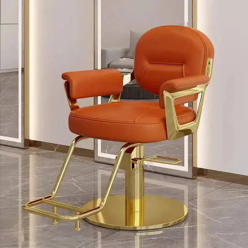 Exquisite Barber Beauty Chairs Modern Simple European Classic Salon Chairs Creative Aesthetic Friseurstuhl Salon Furniture