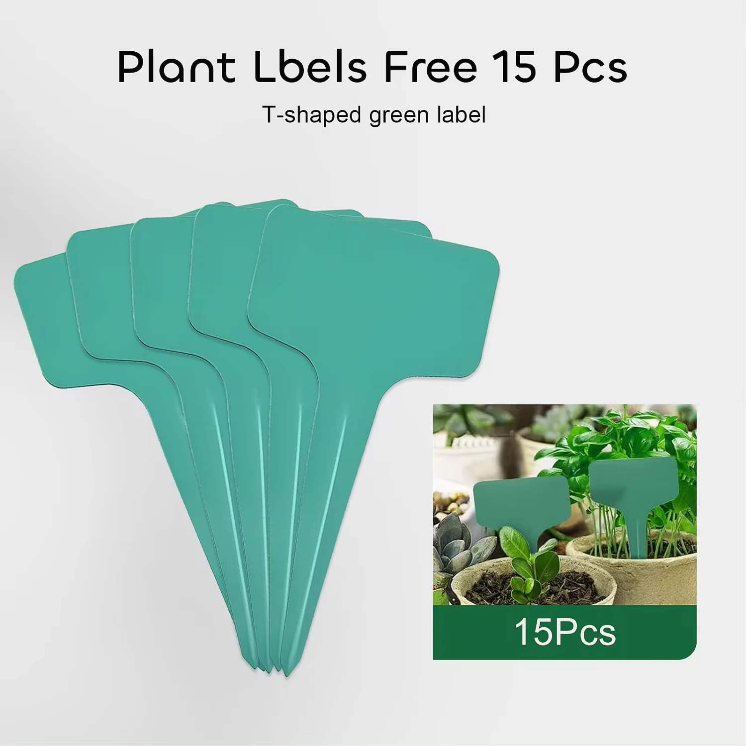 Bandejas de germinação de mudas biodegradáveis, Peat Pots, Seed Starter, Plant Labels, New, 120 Cells, 12 Packs, 15 Pcs