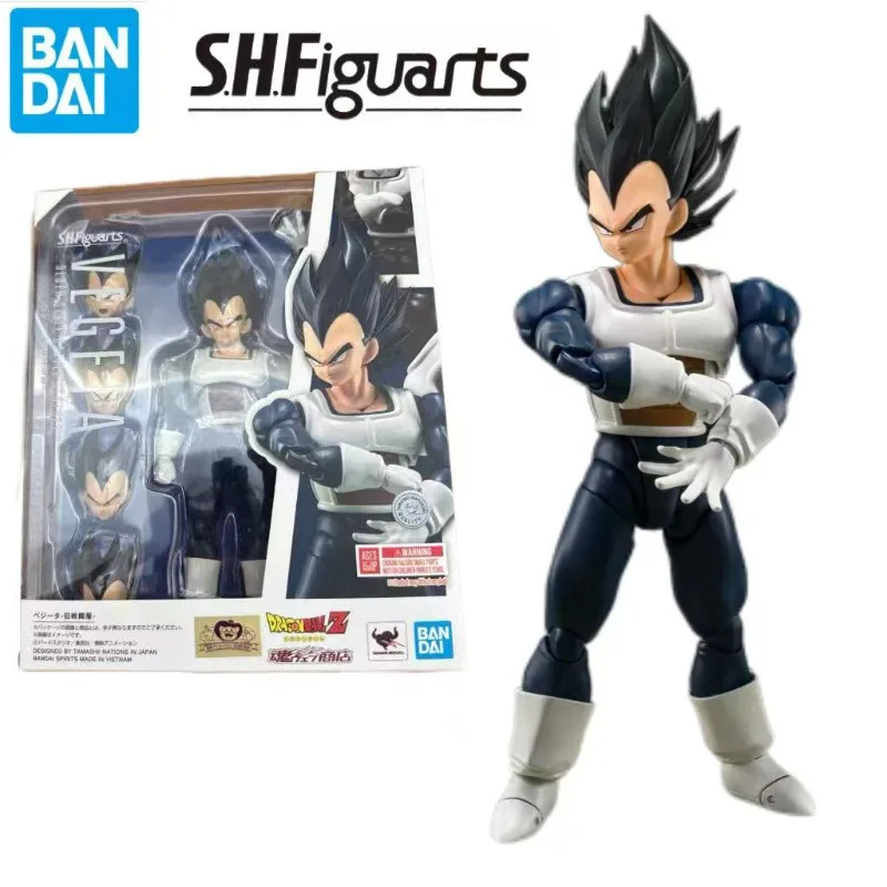 

In Stock Original BANDAI S.H.Figuarts Dragon Ball Z Frieza First From Vegeta Older Style Battle Clothes Anime Figure Model Toys