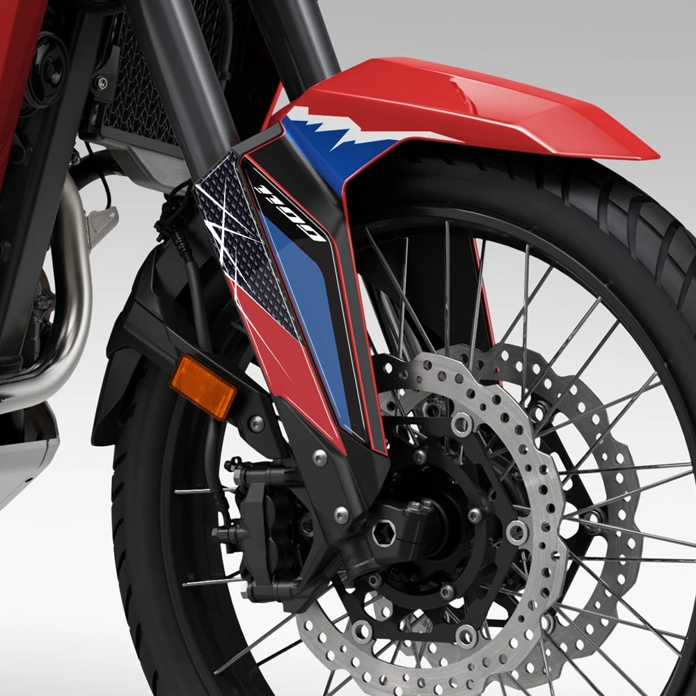 For Honda Africa Twin CRF1100L CRF 1100 L 2020-2024 3D Gel Front Fender Protector Sticker Mudguard Paint Protection Decal