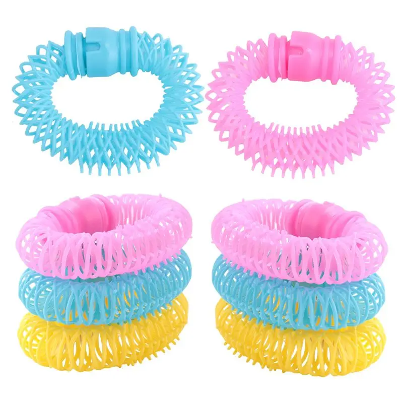 CKFAM-Fashion 8Pcs Magic Hair Curler Spiral Curls Roller Donuts Curl Hair Styling Tool Hair Accessories