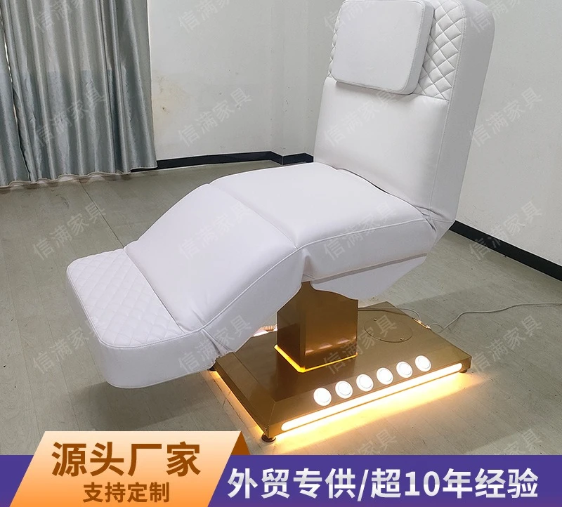 Cross-border electric beauty bed, foreign beauty salon, spa massage bed, eyelash bed, facial eyelash bed F