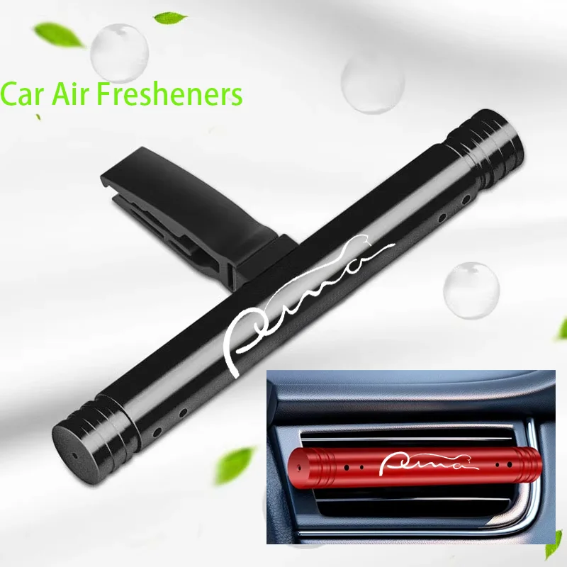 Clips de aromaterapia para salida de aire, difusor de ventilación, Perfume sólido duradero para Ford Puma, ambientador con logotipo, elimina accesorios de fragancia