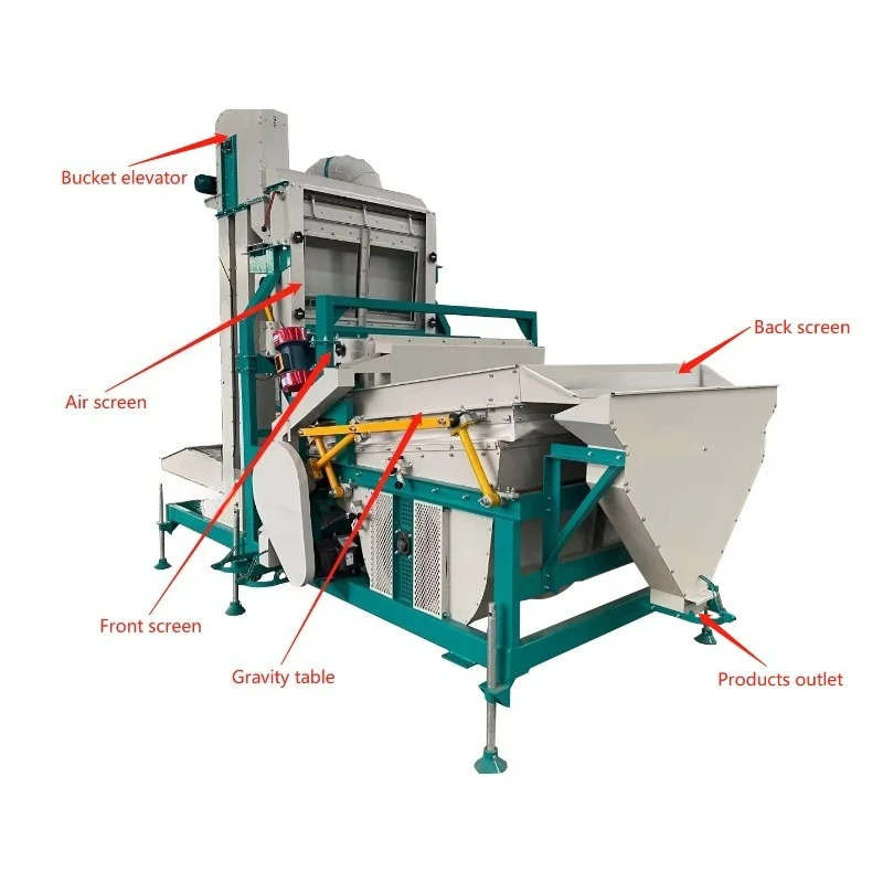 2026 Hot Selling Cleaner Machine Seed Grain Gravity Separator to Remove Dirty and Impurity  Table Top Seed Cleaner