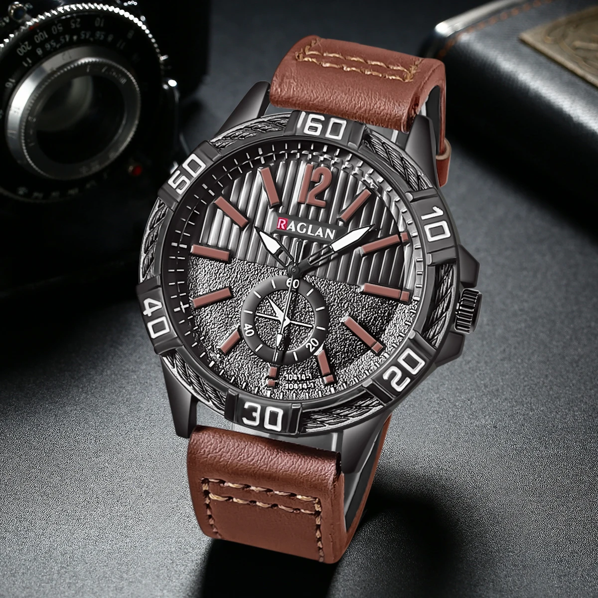 Men Watches Leather Strap Man Clock Quartz Wristwatch Men Pointer Watch Gift Relogio Masculino Reloj Hombre