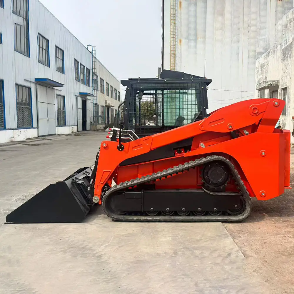 Custom Tracked Skid Steer Loader Front Loader Mini Skid Loaders for Deep Site Cleaning Trenches Earthmoving Operations