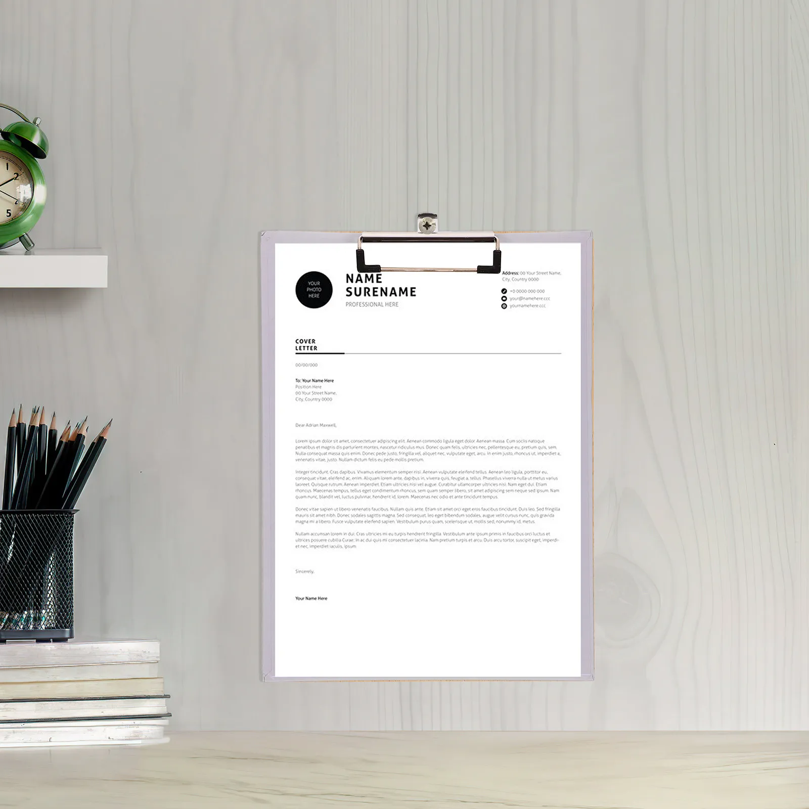 

3pcs Portable Writing Clipboard Office Hardboard Document Organizer Multi-Function File Clip Writing Support Board Stationery