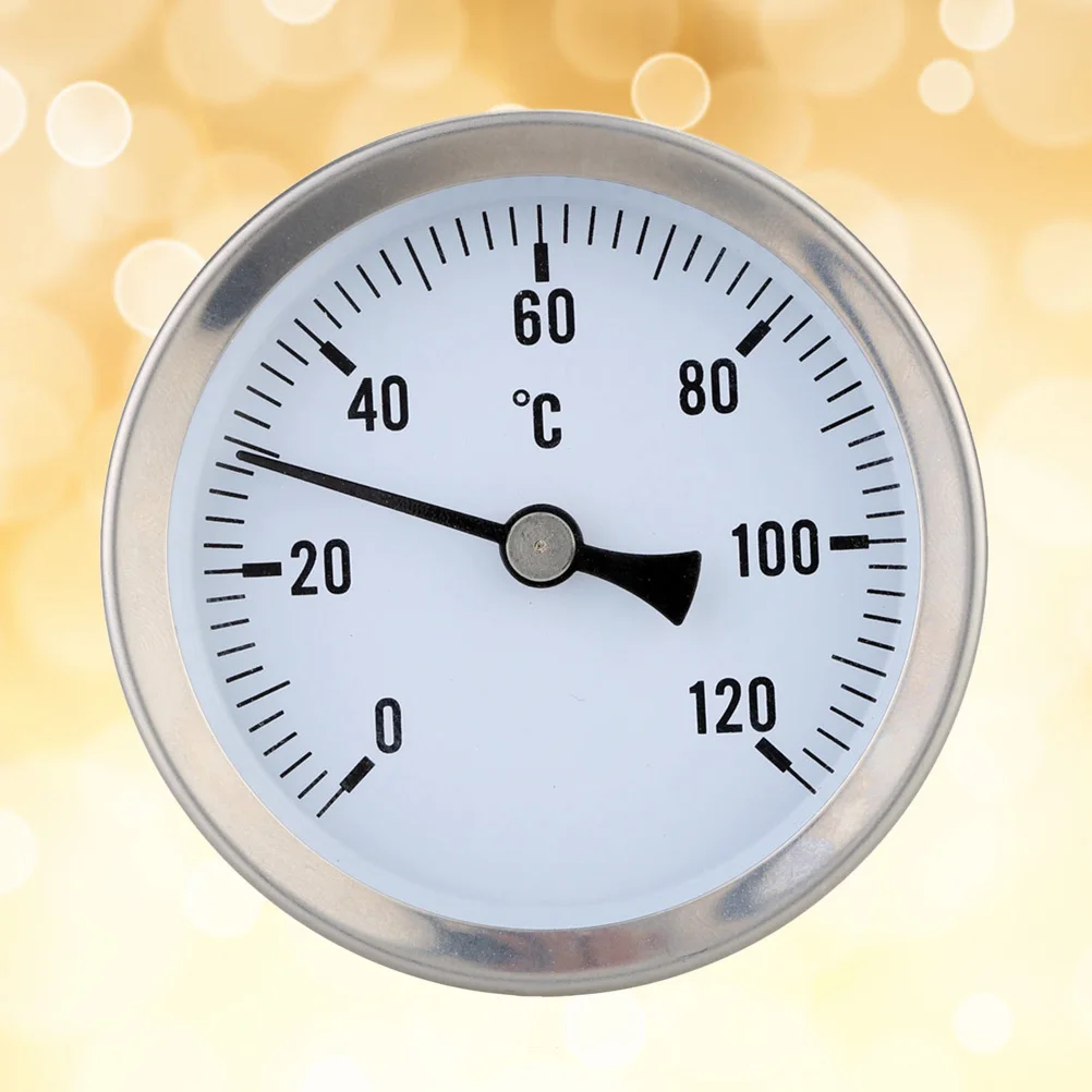 

63Mm Dial Thermometer Waterproof Temperature Gauge For Water Oil Tank Air Conditioner High Precision Easy Installation