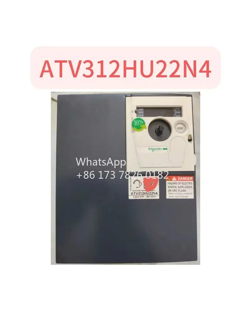

Used inverter 2.2KW three-phase input ATV312HU22N4 test function normal