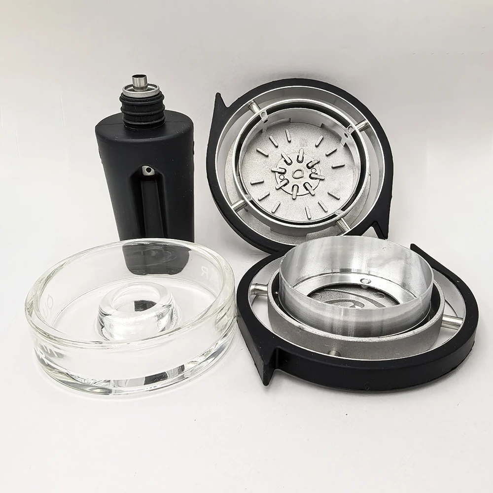 Glass Bowl Hookah Silicone Metal Charcoal Holder Shisha Head Heating Management Hookah Bowl Set