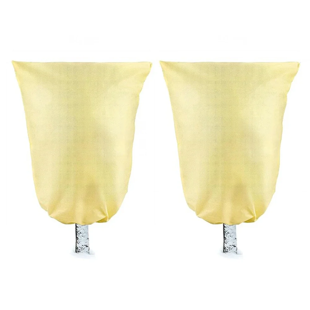 

Зимний защитный чехол для растений, нетканый материал, 120x180 см, уличный морозный щит с шнурком и пряжками для садовых растений