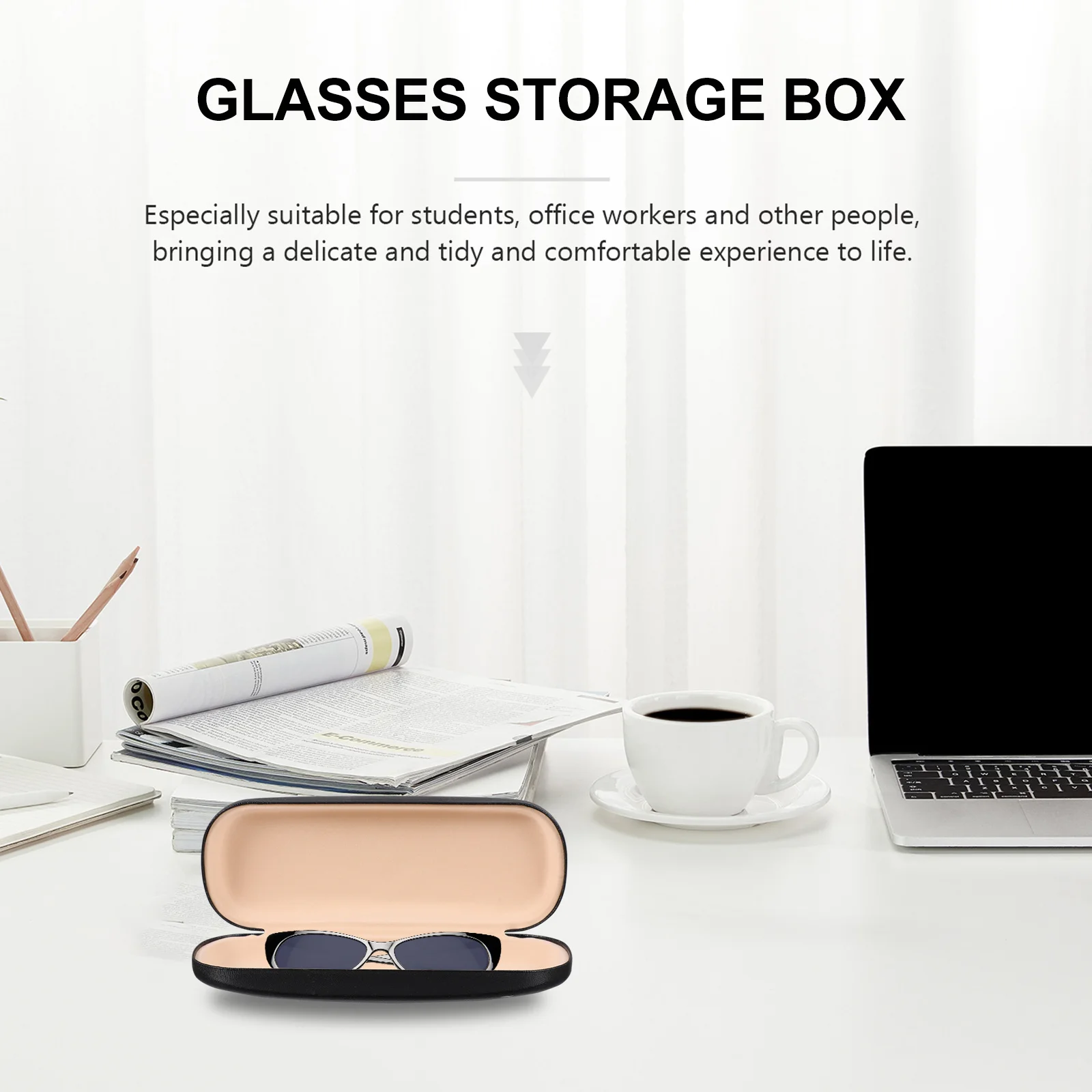 

Eyeglass Cases Metal Hard Protector Portable Glasses Case Compact Storage Glasses Case Box For Eyewear