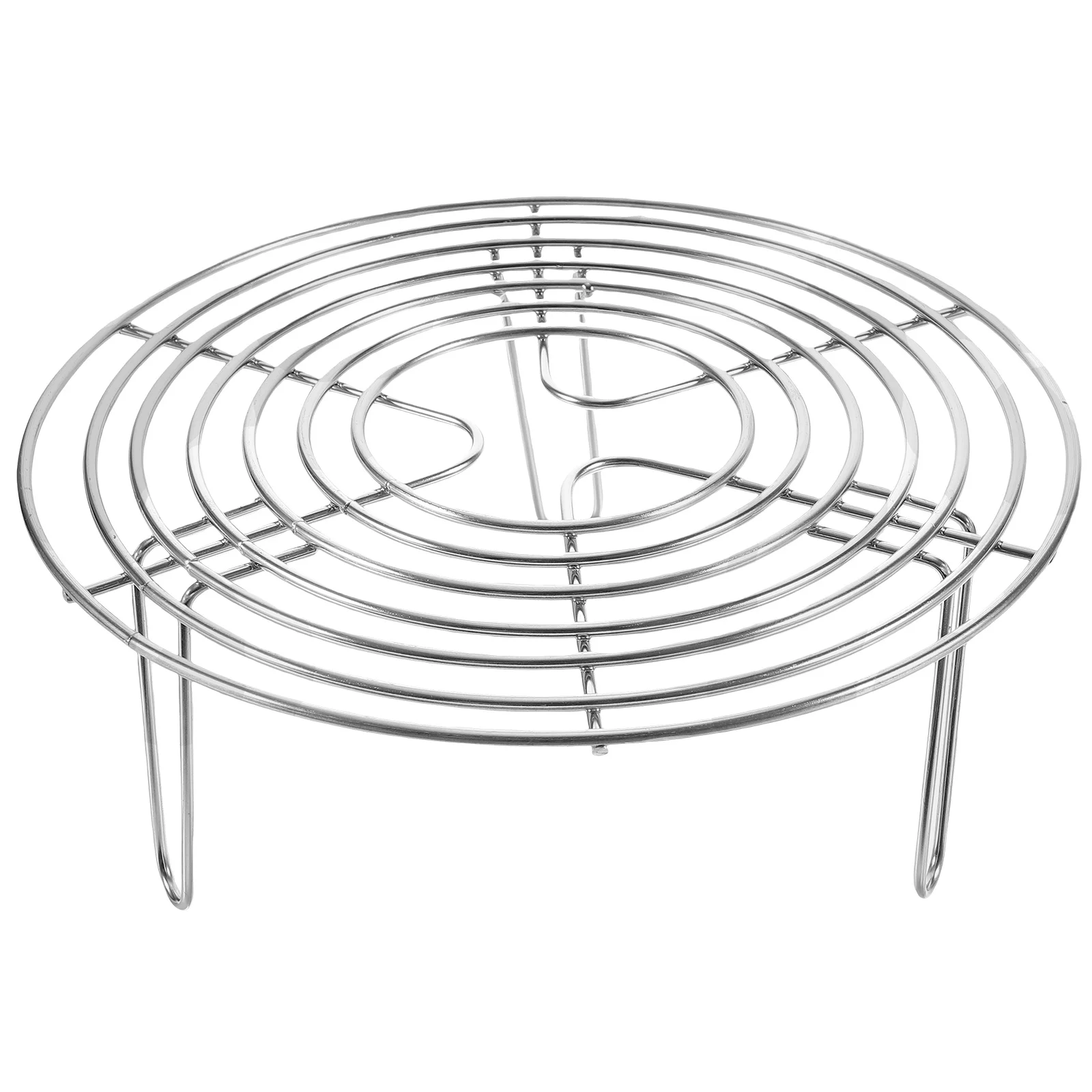 304 Stainless Steel Steamer Heavy Duty Shelving Steaming Cooling Rack Multifunction Cooking Round Valve Baking Holder