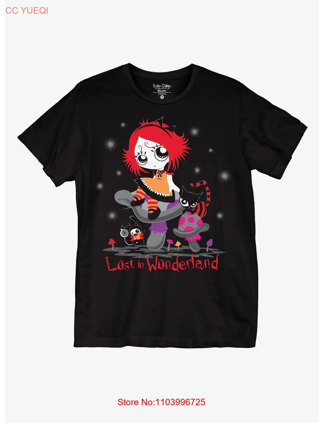 Ruby Gloom Lost In Wonderland Fit T-Shirt - NEW!! SALE