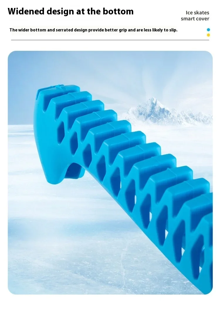 S/L/XL Begehbare Schlittschuh-Klingenabdeckung, TPU-Eiskunstlauf-Hockey-Skates, verhindert Punktion, skalierbare Klinge, Klingenmesser-Abdeckung – Detail 12