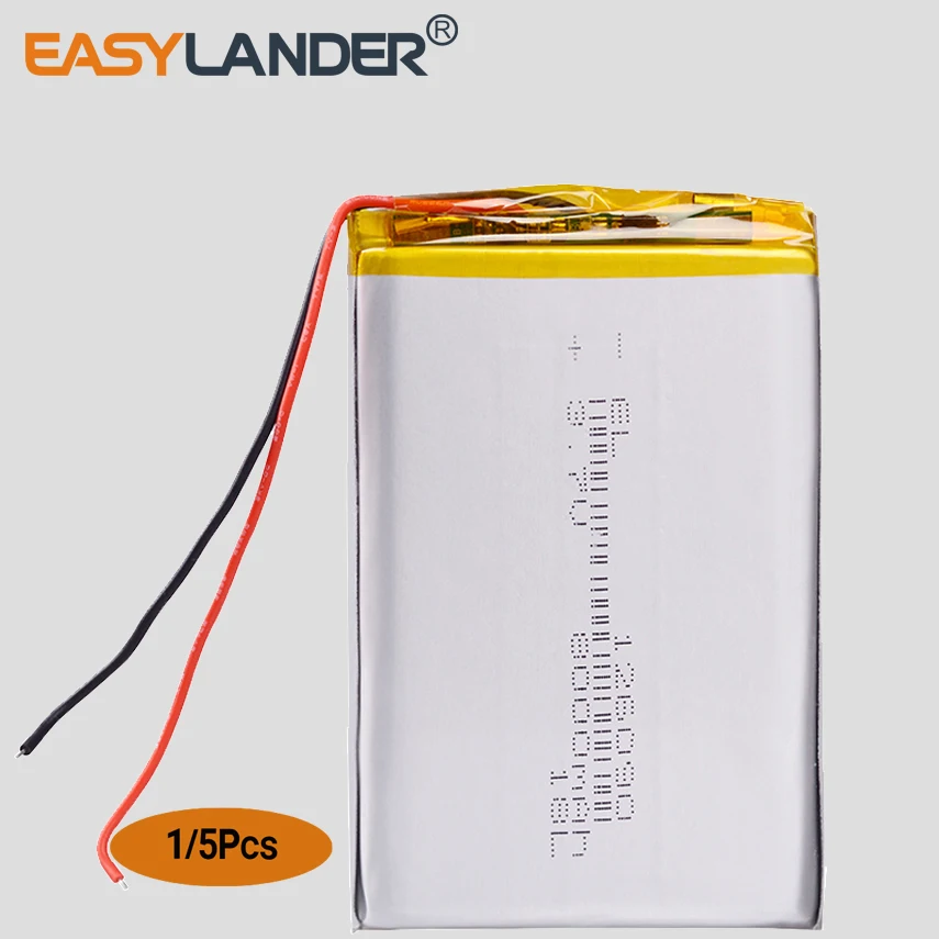 126090 3.7V 8000mAh Lithium ion Polymer Battery Rechargeable Lipo