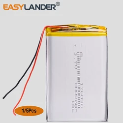 126090 3.7V 8000mAh Lithium ion Polymer Battery Rechargeable Lipo Batteries