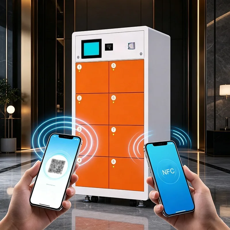 8 warehouse mobile phone scan code intelligent power change cabinet NFC convenient card version takeaway