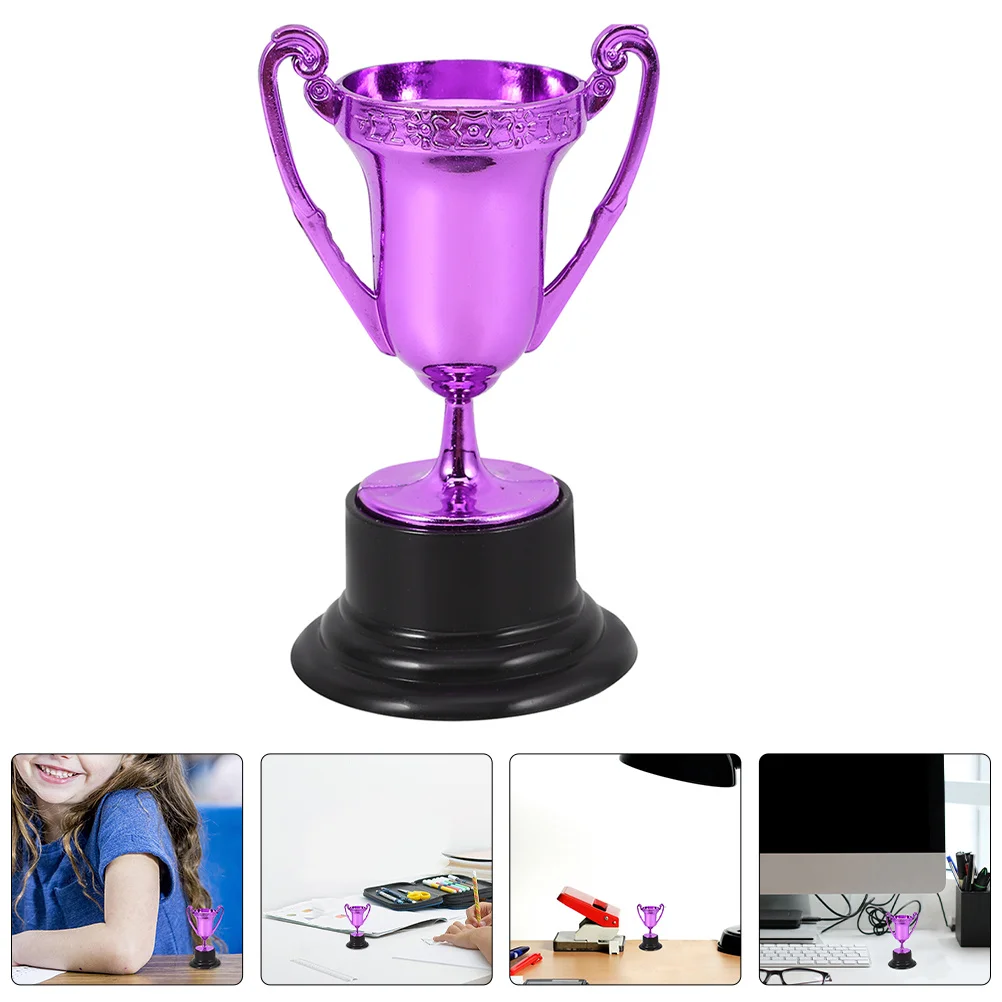 

1pcs Mini Trophy Cup Smooth Finish Kids Party Competition Award Decor For School Celebration Ceremony Winner Gift