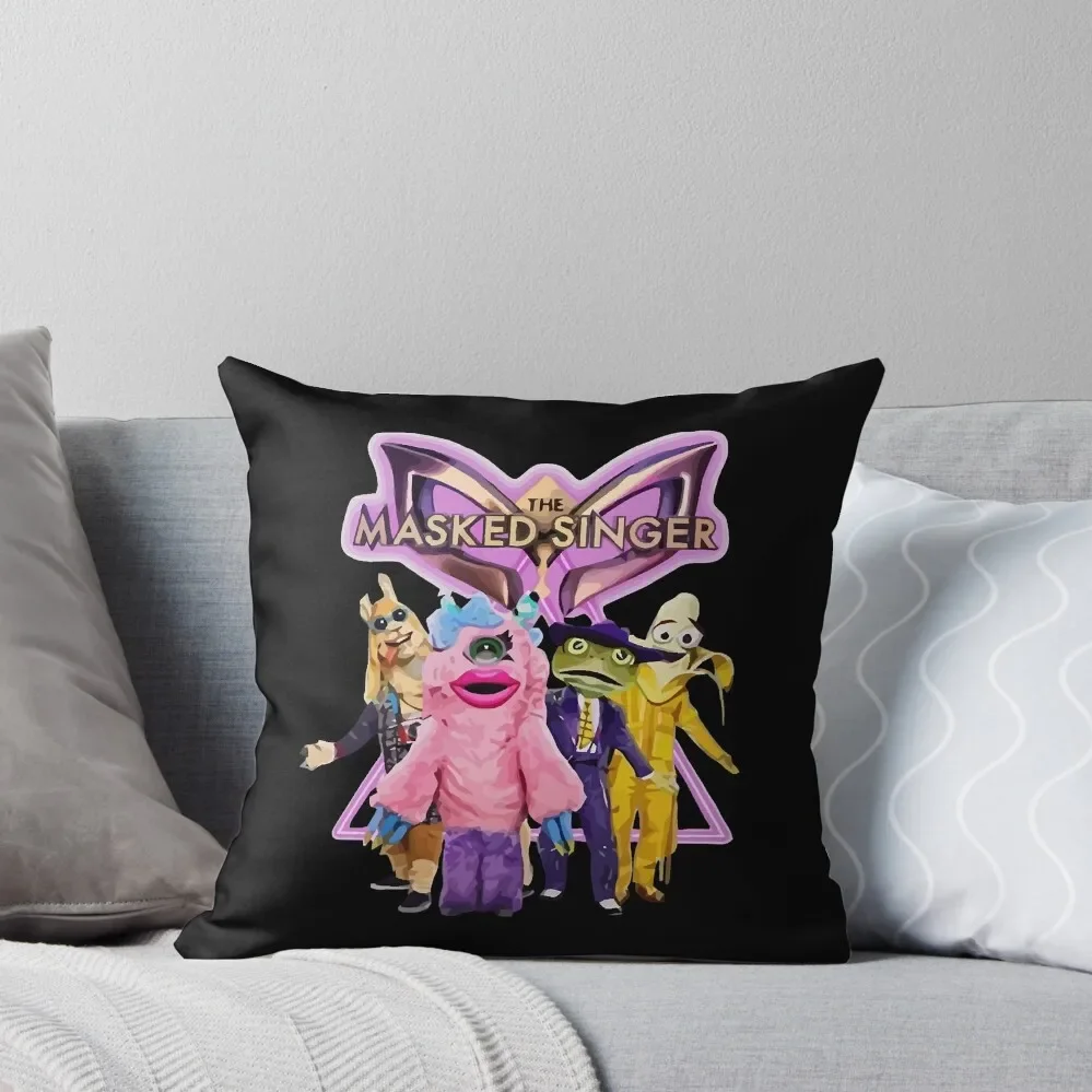 Awesome First Day The Masked Singer Merch Itv Masked Singer Awesome Since Throw Pillow christmas pillow case bed pillows Pillow