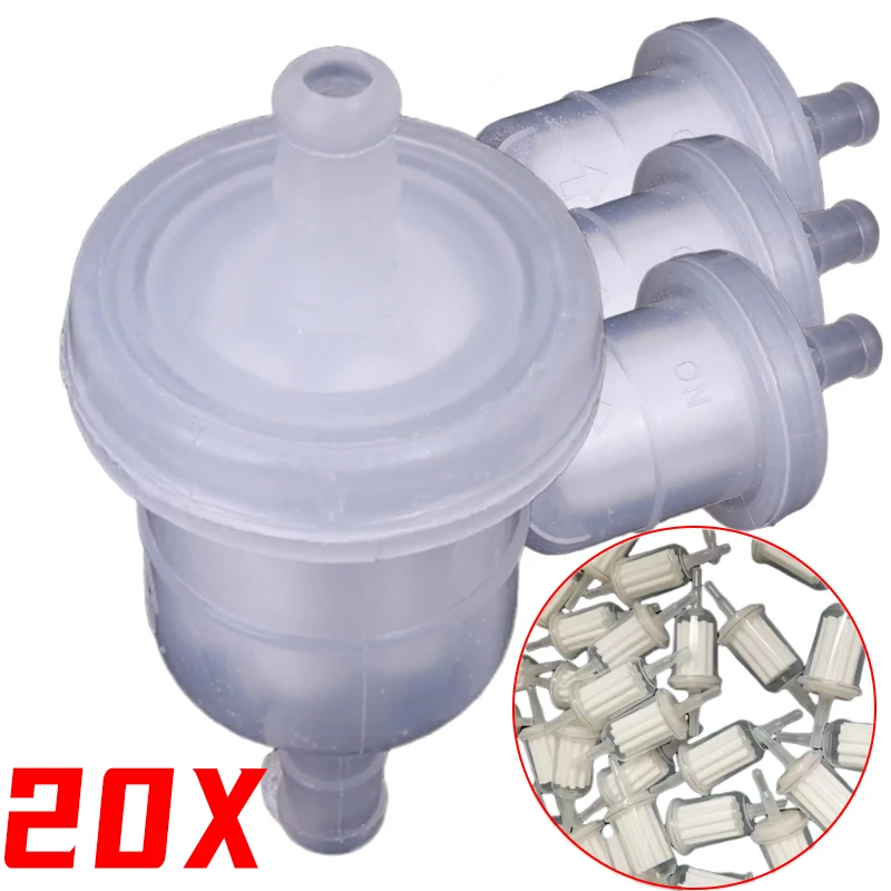 Plastic Fuel Gas Fuel Filter Displacement for Atv Dirt Bikes Go Karts Scooters Etc Universal Car Accessories 110/125/150/175/200
