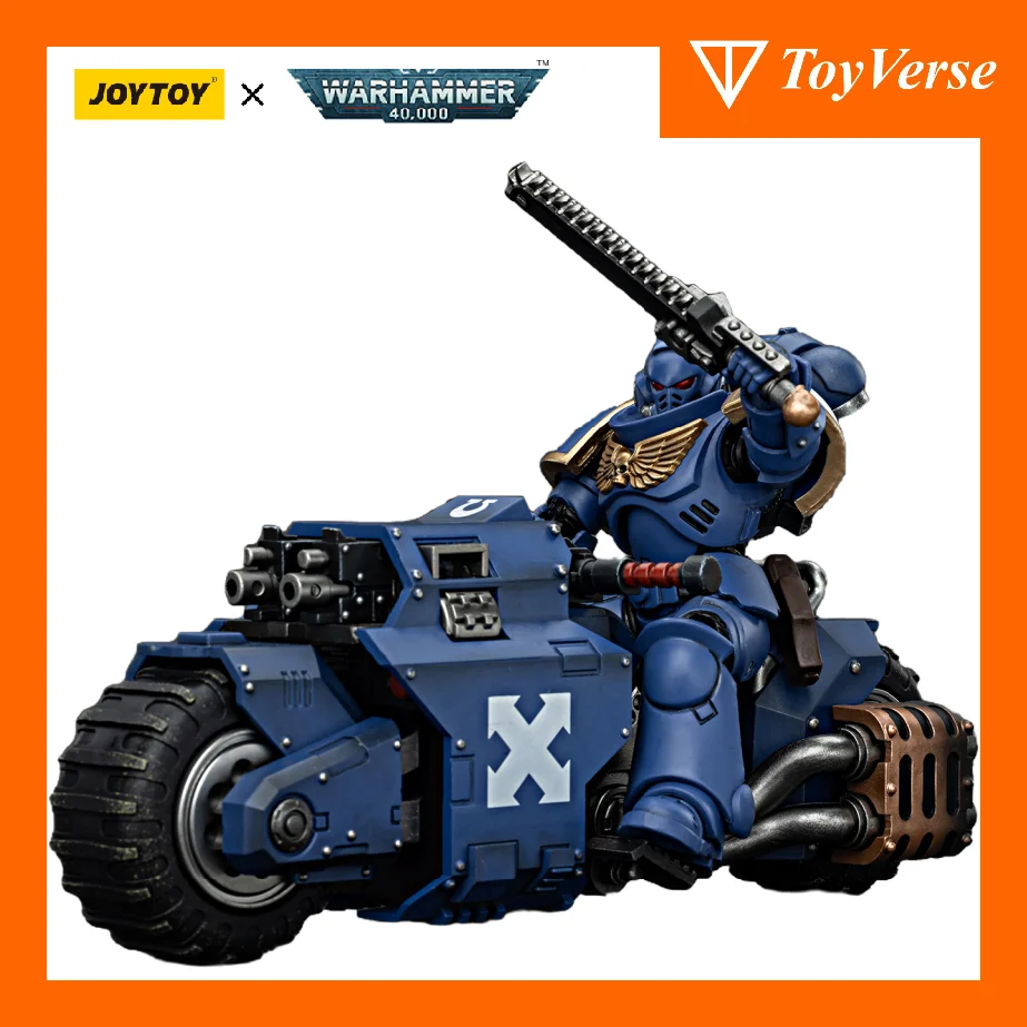 

[IN STOCK] JOYTOY Warhammer 40K1/18 Action Figures Space Marines Ultramarines Outriders Brother Catonus Model Colltction Figure