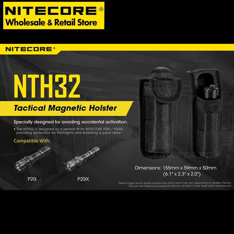 Fondina tattica magnetica per torcia NITECORE NTH32