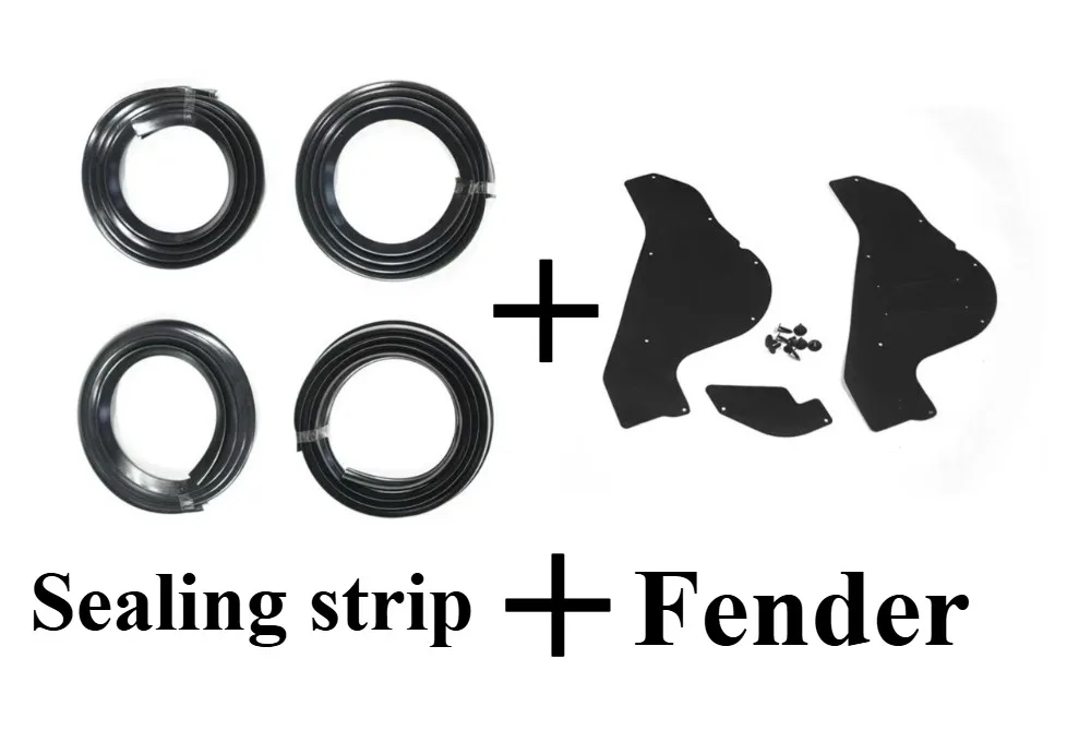 For Nissan Patrol Super Safari Y60: Wheel Arch Fender Seals and Front Wheel Frame Engine Interior Connection Fenders view 5