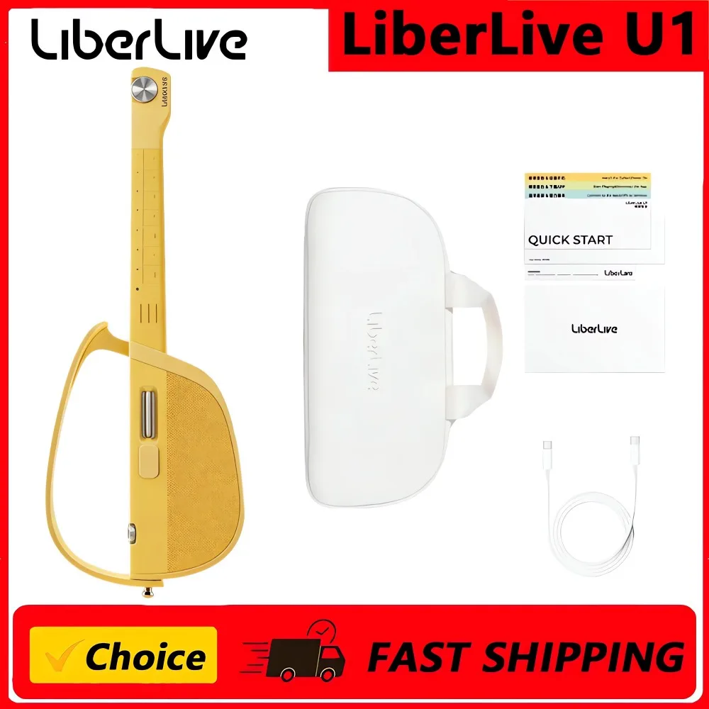 

Электрогитара LiberLive U1 без струн, портативная, автоматическая, для начинающих, для пения