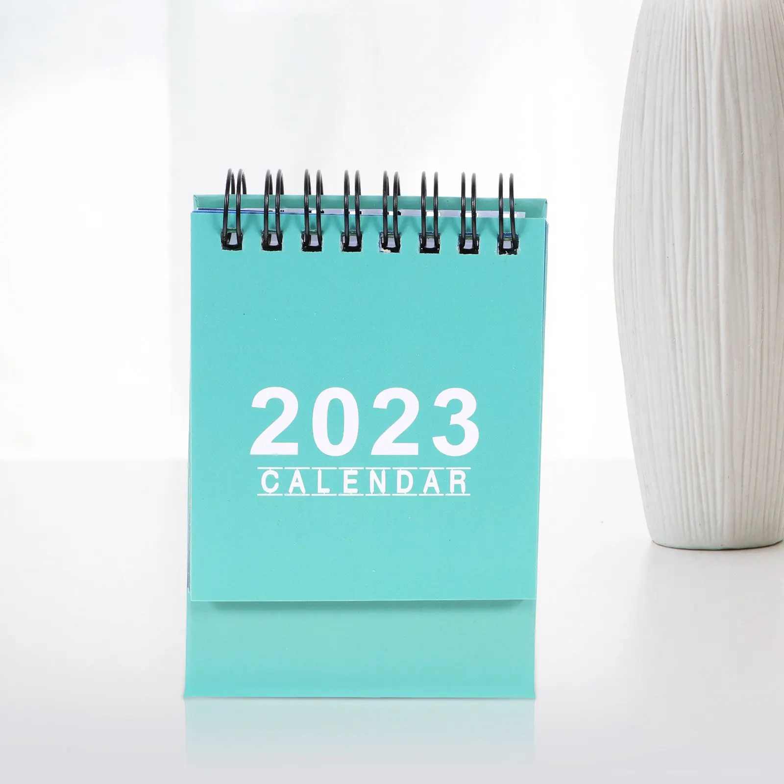 

Mini Small Desk Calendar Compact Thick Paper for Office Desk Study Planner Easy Schedule Management Daily Memo Organizer